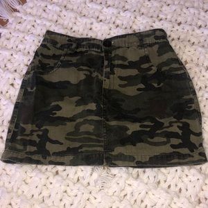 Wild Honey Camo Skirt